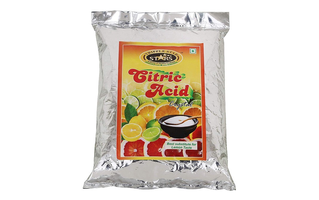 Tripple Star Citric Acid Crystal    Pack  500 grams